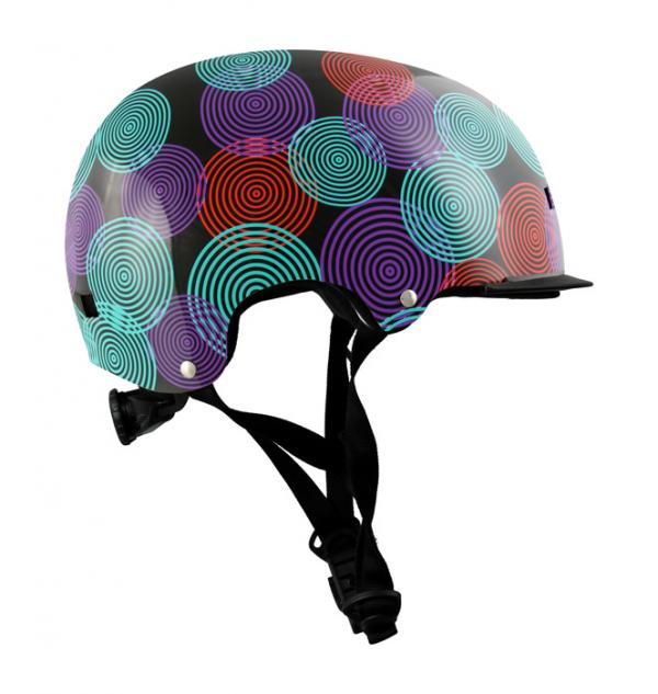 Casque vélo ply by Roces pop+ circles 59-61cm