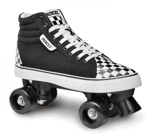 Quad Roces Ollie noir/blanc à damier T38
