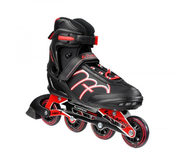 Roller Fitness Pro Acro adulte platine alu rouge T42