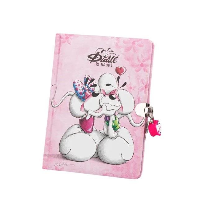 Mon Journal secret Diddl rose