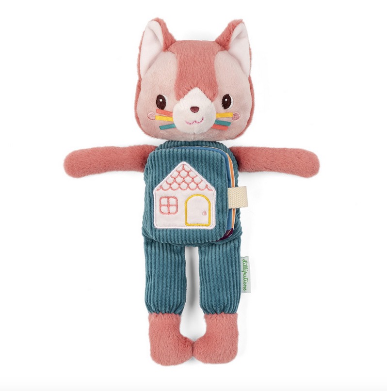 Peluche a histoire phosphorescente Jeanne le chat