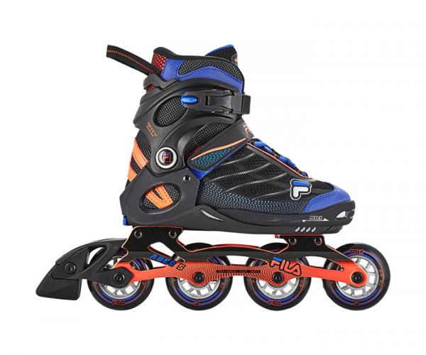 Roller Fila jr wizy alu noir/rouge/bleu T38-41