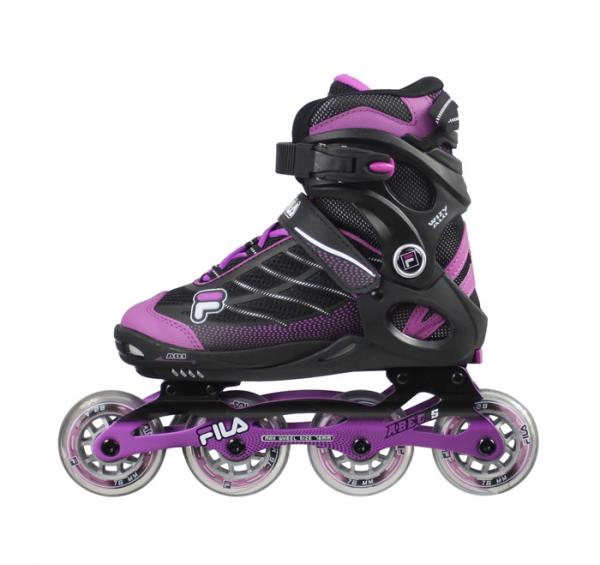 Roller Fila jr wizy alu girl noir/magenta T38-41