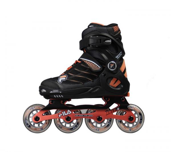 Roller Fila jr wizy alu girl noir/saumon T35-38