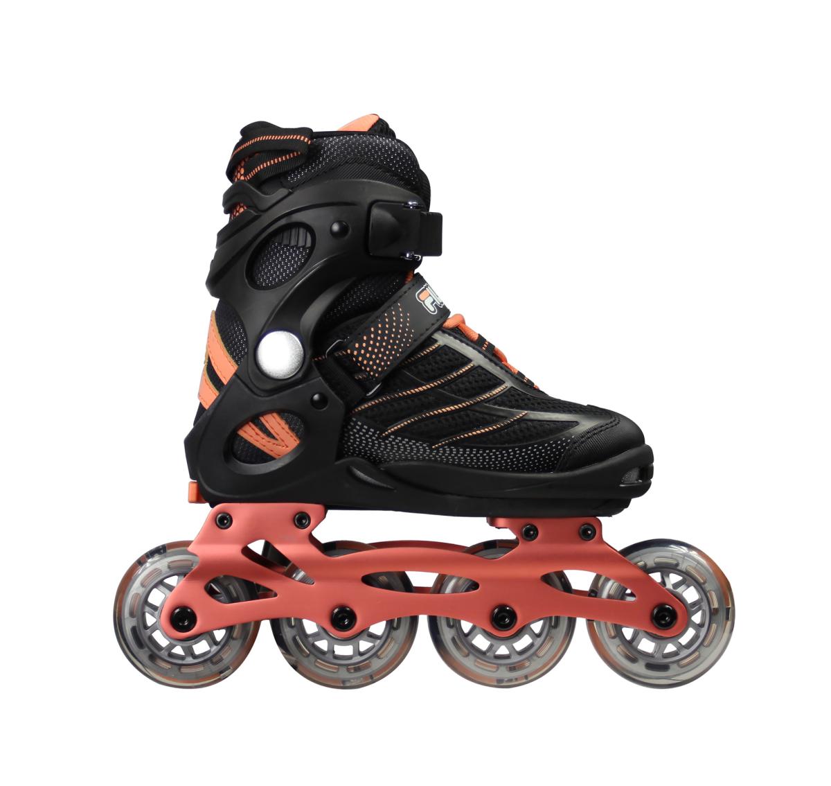 Roller Fila jr wizy alu girl noir/saumon T38-41