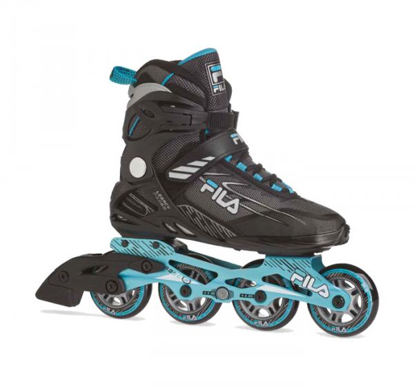 Roller Fila legacy pro 80 w noir/ciel T40
