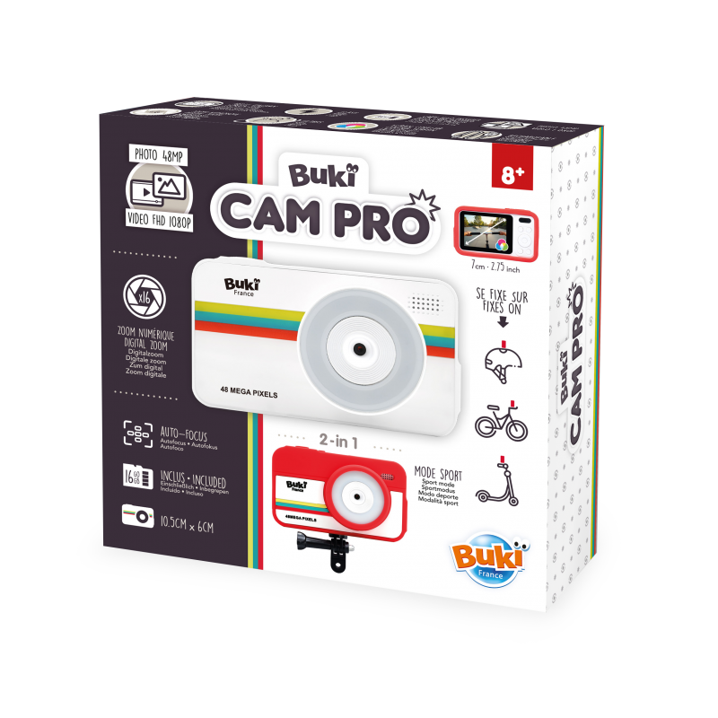 Buki CamPro - Un appareil photo 2 en 1