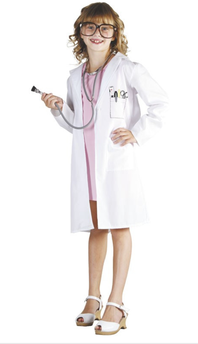 Blouse de docteur mixte enfant 7-9 ans