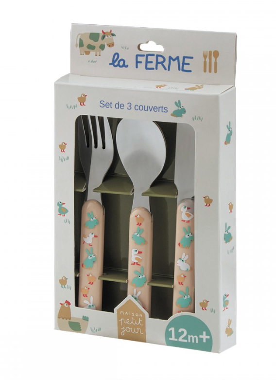 Set de 3 couverts - La ferme