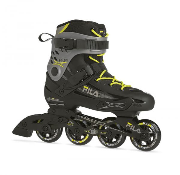 Roller Fila houdini noir/gris/lime T42,5