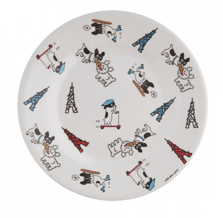 Assiette a dessert - Doggy in paris