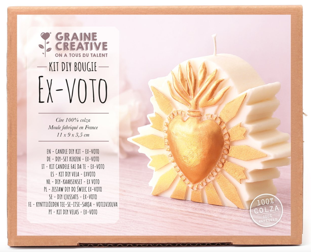 Kit Creatif DIY bougie Ex-Voto
