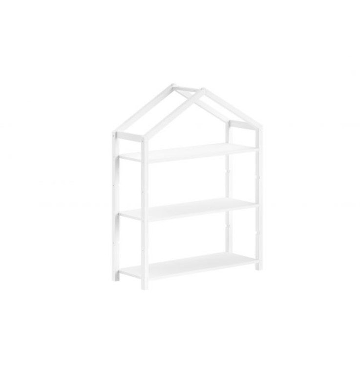 Bibliothèque DALLAS blanche - Étagères modernes