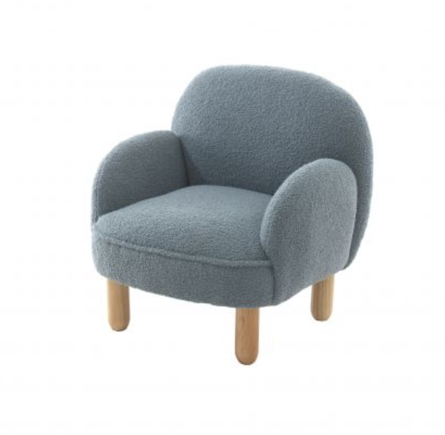 ROCKY fauteuil enfant bleu - Confort et style