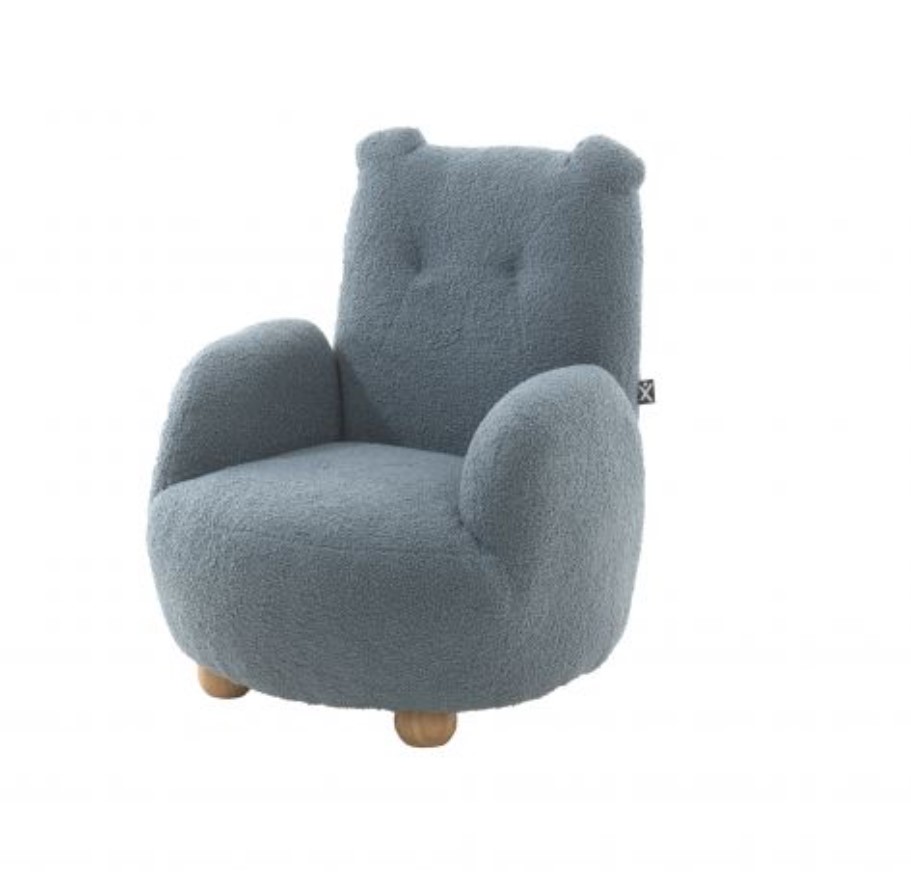 ROCKY fauteuil ours bleu - Design ludique