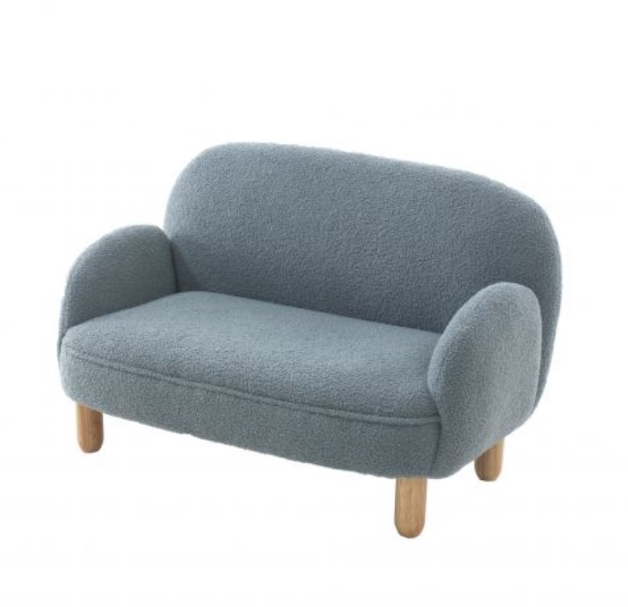 ROCKY canapé double bleu - 2 places enfants