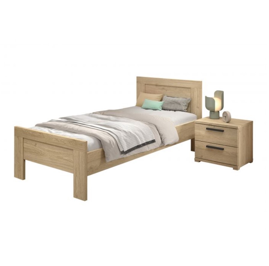 Ensemble SAM - Lit + chevet assorti