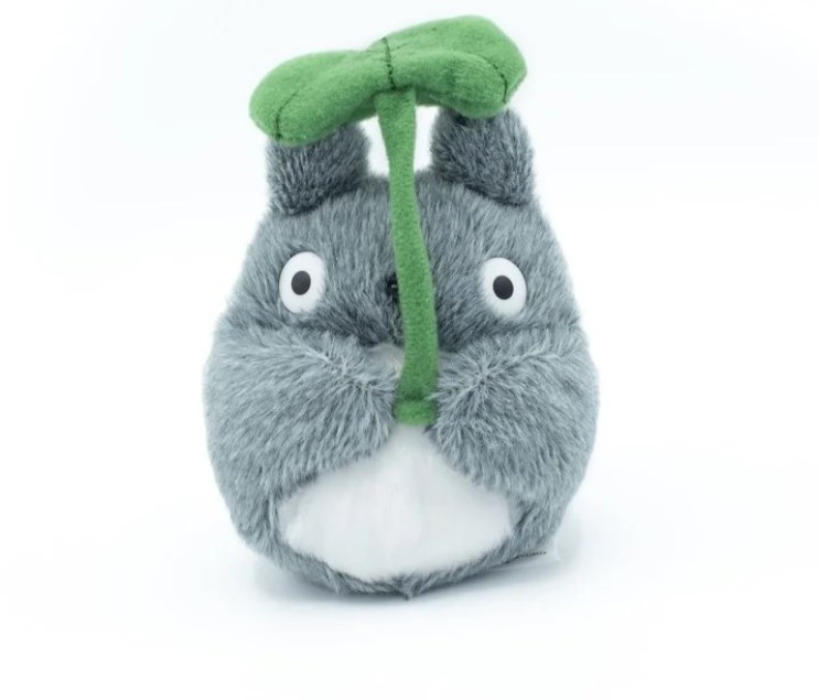 Peluche Beanbag Totoro Avec Sa Feuille - Mon Voisin Totoro
