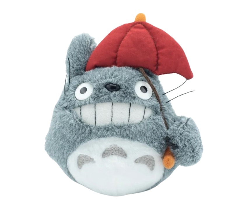 Peluche Totoro Avec Parapluie Rouge - Mon Voisin Totoro