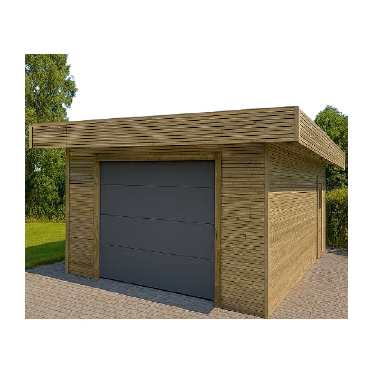 Garage / Carport en bois 5064 x 6994 mm  28 mm