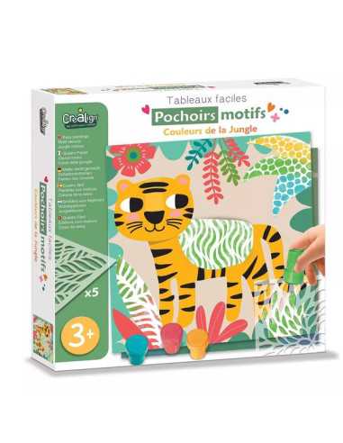 Pochoirs motifs - Couleurs de la jungle