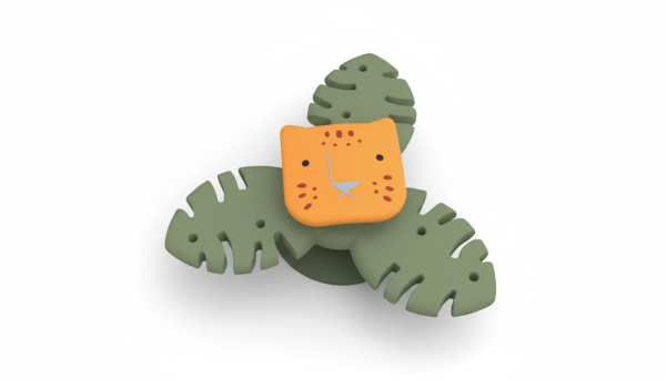 Baby Spinner Tigre en silicone