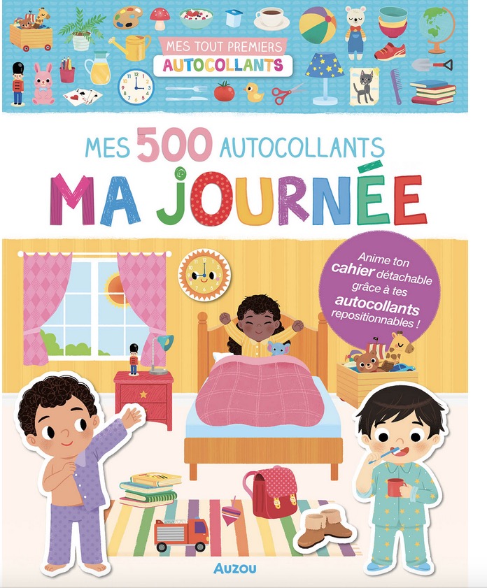Mes tout premiers 500 autocollants - Ma journee