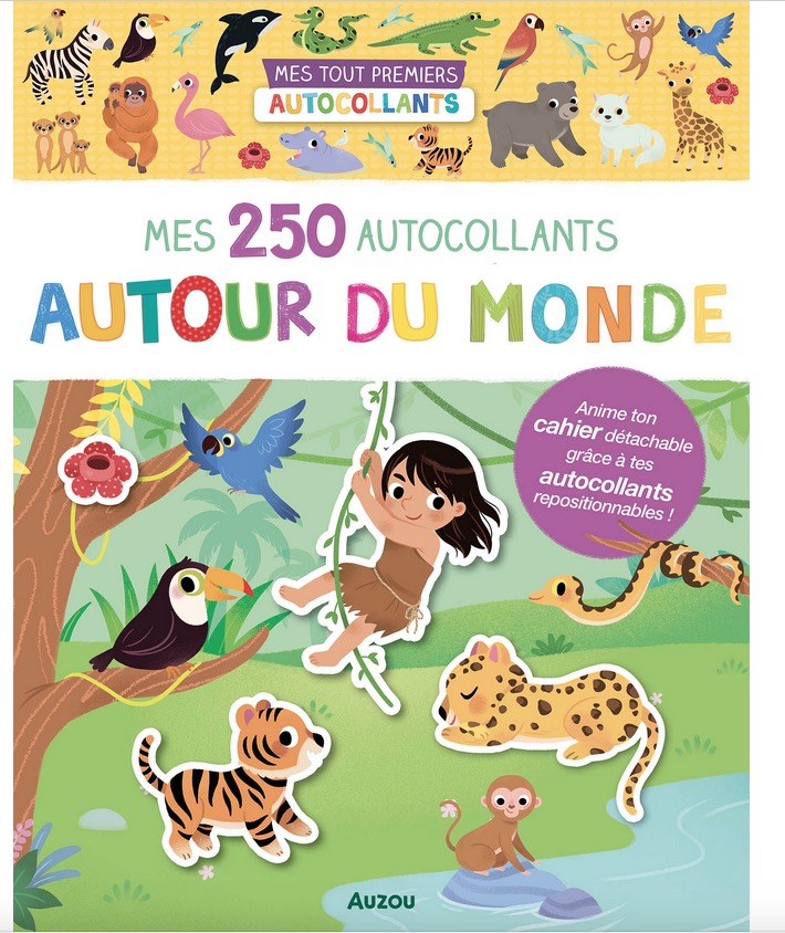 mes 250 autocollants - Autour du monde