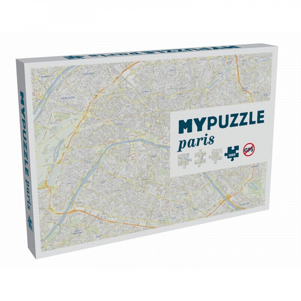 Puzzle - La carte de Paris - 1000 pieces