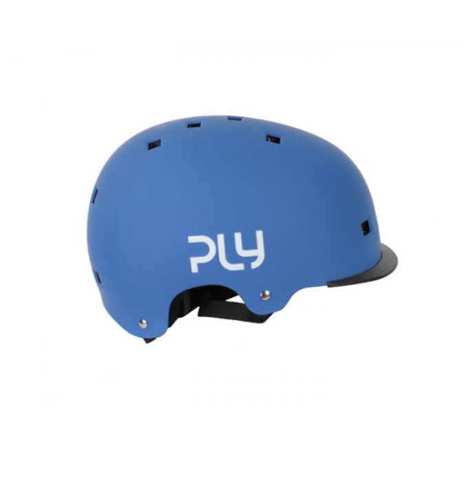 Casque vélo PLY bleu 55-58cm