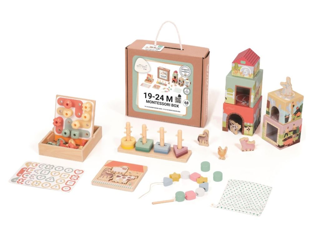 Coffret Montessori 19-24 mois - boîte éducative