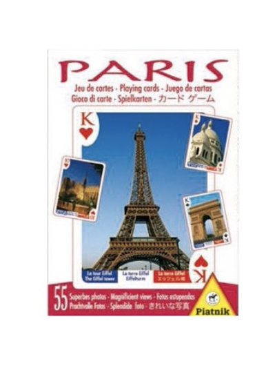 Jeu de 55 cartes - theme Paris