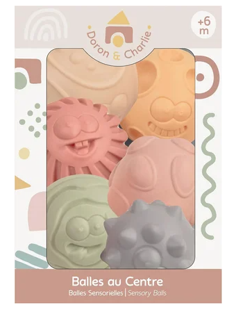 6 Balles Souples Sensorielles