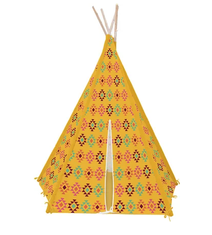 Tipi Indien Jaune 2.50m sur 1.40m