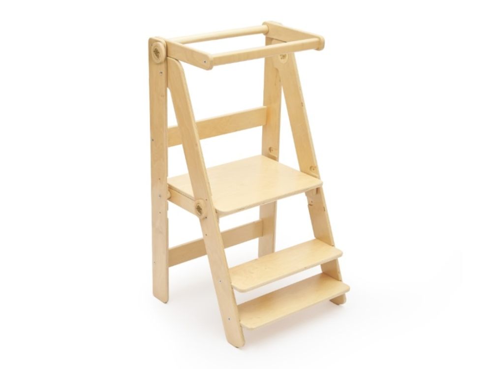 Tour pliante 92 cm Moon bois naturel