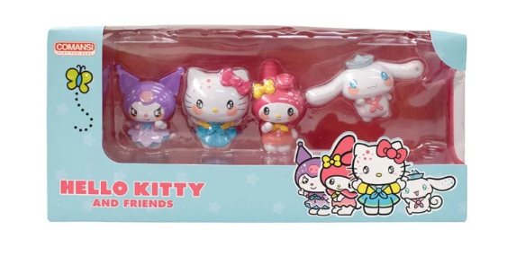 set de collection hello kitty and friends - 4 personnages