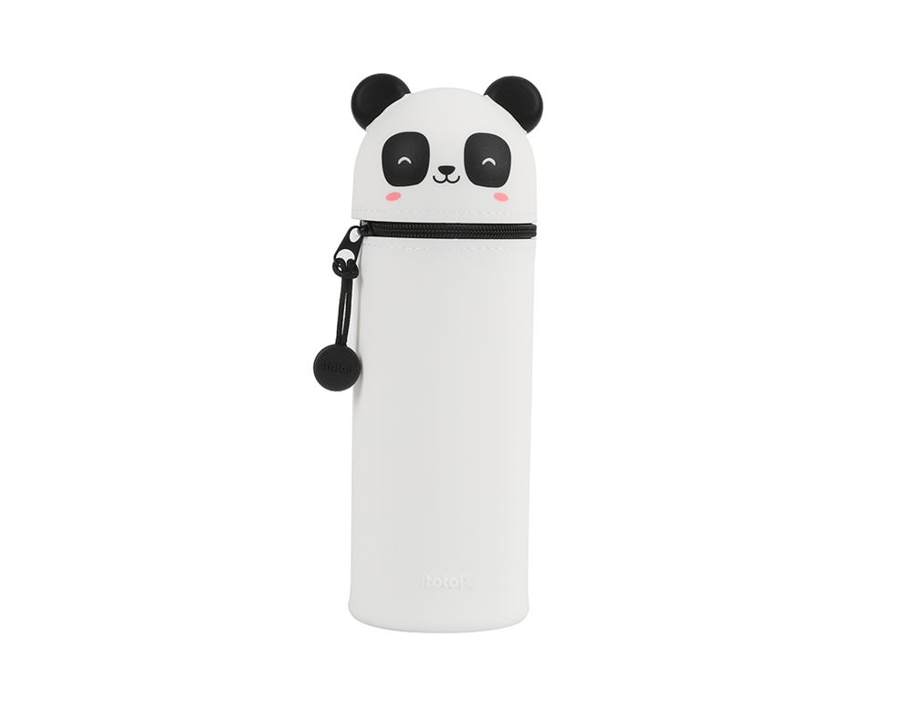 Trousse en Silicone Souple 2-en-1 - panda