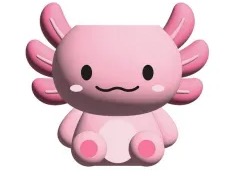 Pot a crayon en plastique Axolot