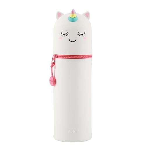 Trousse en Silicone Souple 2-en-1 - Licorne