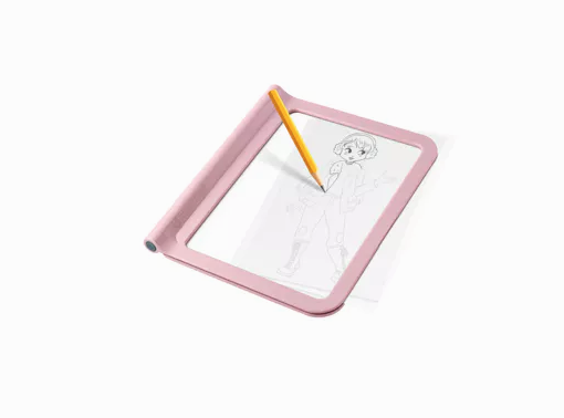 Tablette lumineuse nomade rose