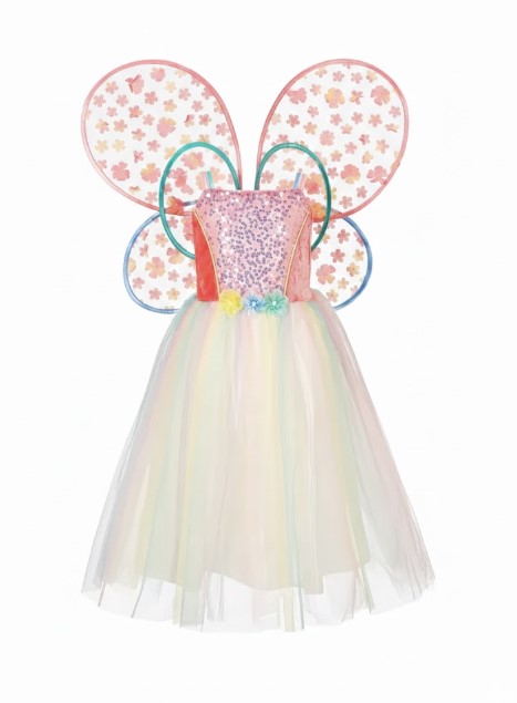 Flora robe et ailes, 5-7 ans