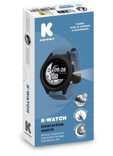 Montre connectee K-Watch bleue