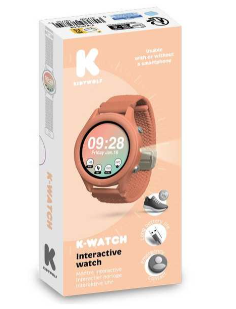 Montre connectee K-Watch corail