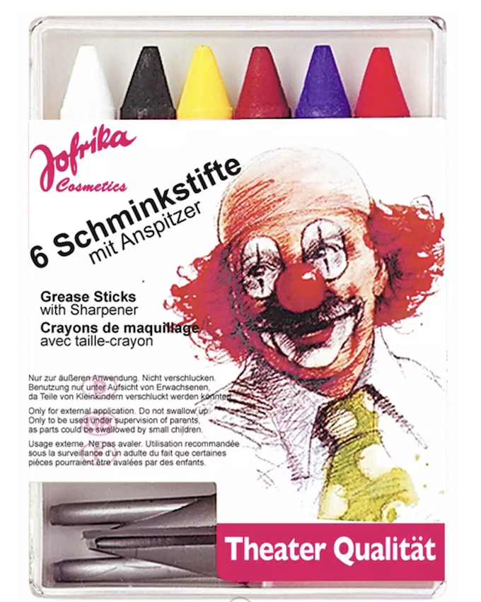 stylos de maquillage de theatre par 6 - Graine creative