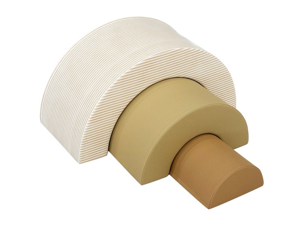 Set mousse arc-en-ciel aire de jeux