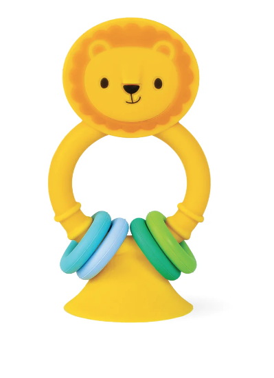 Hochet a ventouse - Lion silicone