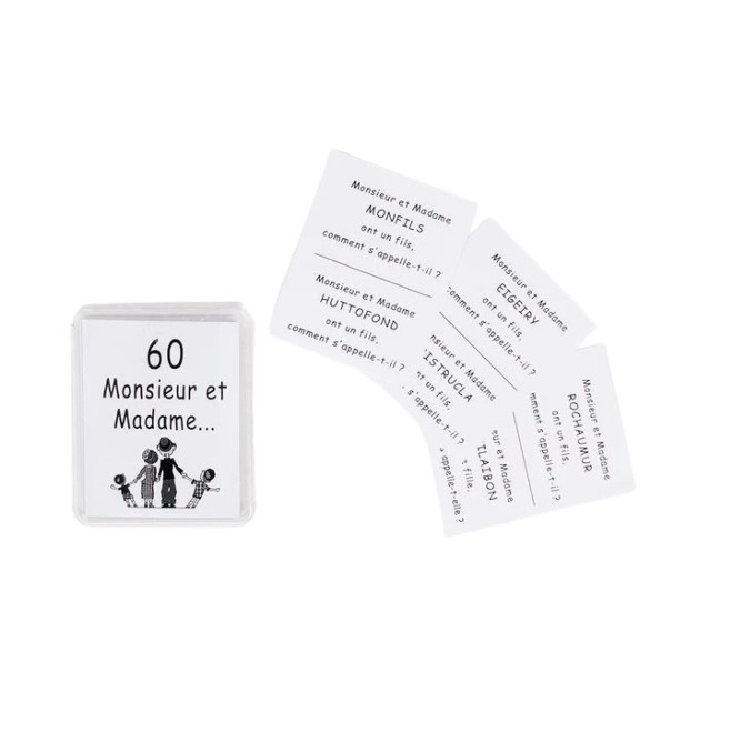 Monsieur et Madame ont ...