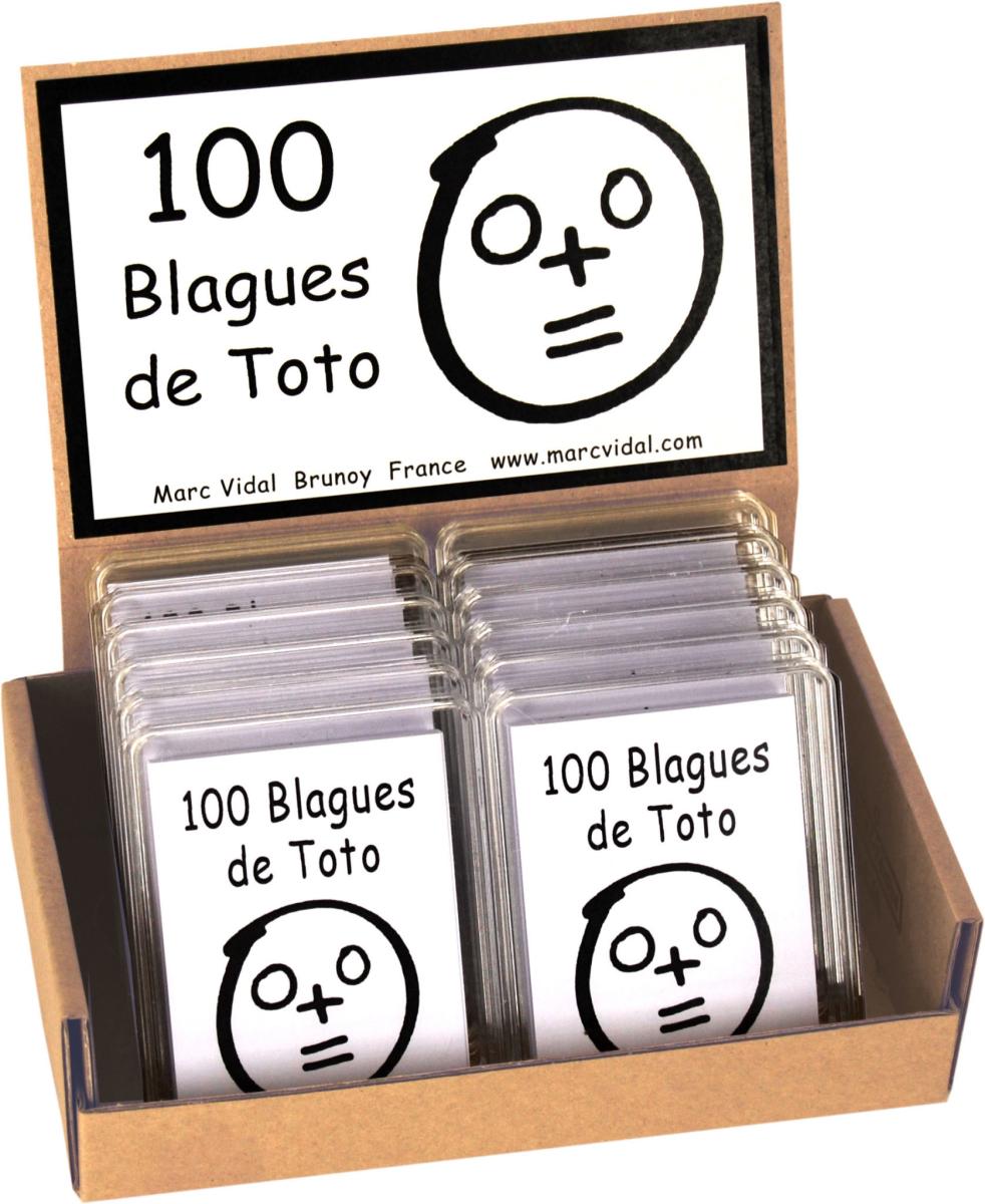 Boite de 100 blagues de Toto