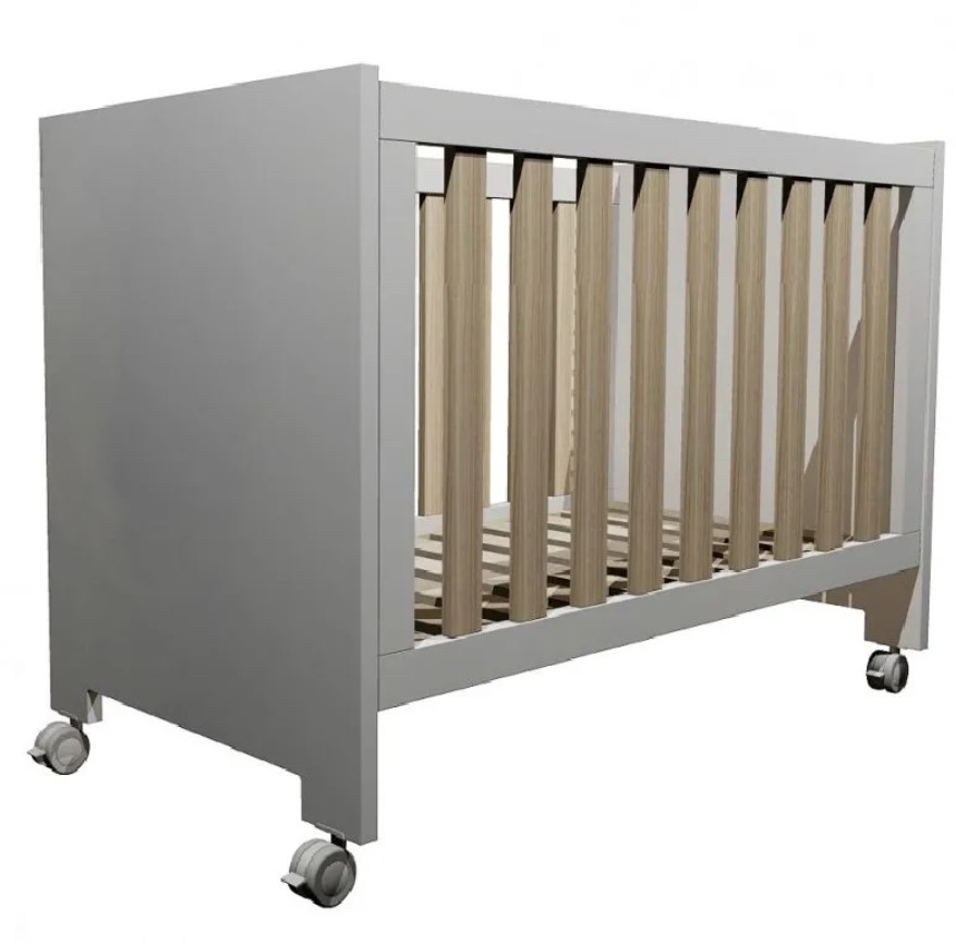 Lit bébé ESSENZA 60x120 bois-blanc