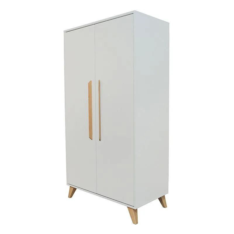 Armoire LAZZIO 2portes bois-blanc